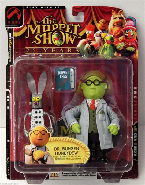 Palisades toys THE MUPPET SHOW 2002 BUNSEN HONEYDEW NEW - still factory ...