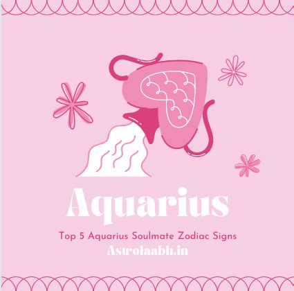 Top 5 Aquarius Soulmate Zodiac Signs