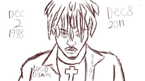 Juice Wrld Sketch by MarquanWantsSmoke on Newgrounds