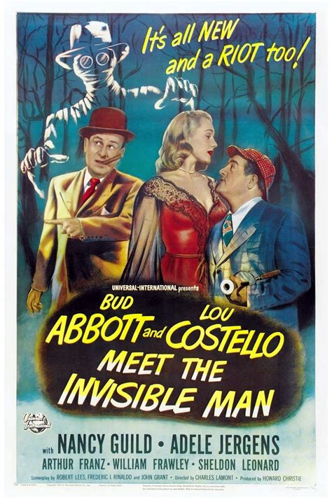 Abbott and Costello Meet the Invisible Man (1951) - Posters — The Movie ...