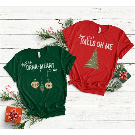 Matching Christmas Couples Shirts Funny Christmas Couples - Etsy | Christmas couple, Matching ...