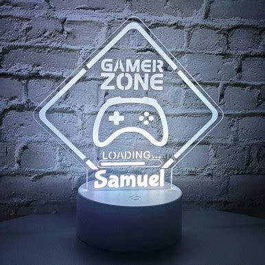 Personalised Gamer Zone LED Light