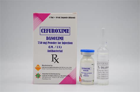 Cefuroxime as Sodium (DANOXIME) 750 MG | Sahar Pharma