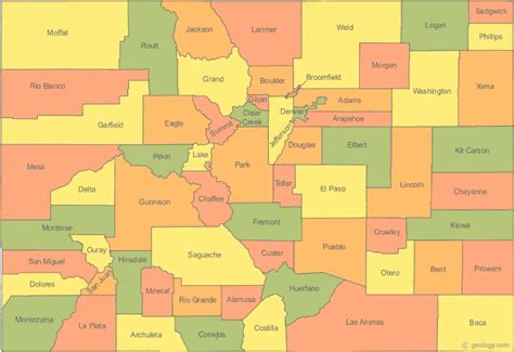 Colorado Political Map