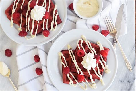 Red Velvet Waffles Recipe