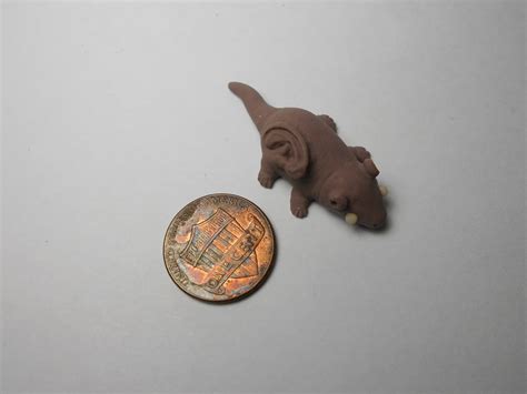 Trillotaur's Shelf Of Creatures: Vacanti mouse Ear backed rat: A Polymer Clay Sculpture