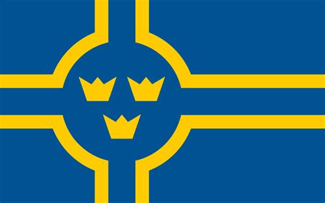 New Swedish Empire : r/vexillology