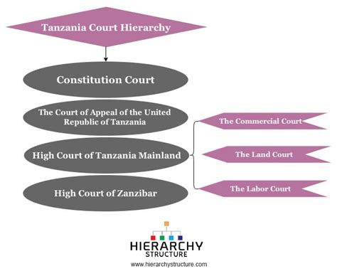 Court Hierarchy in Tanzania | Structure of Judiciary in Tanzania