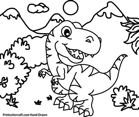 Printable Dinosaur Coloring Sheets