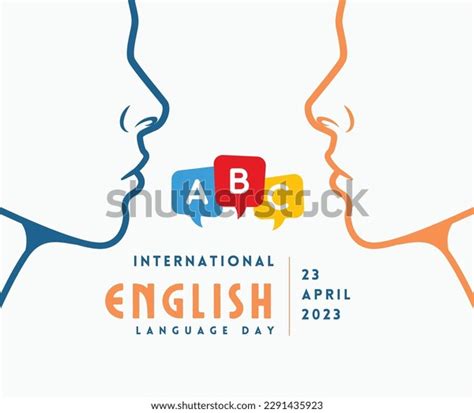 Creative English Banner Design Easy Edit Stock Vector (Royalty Free ...