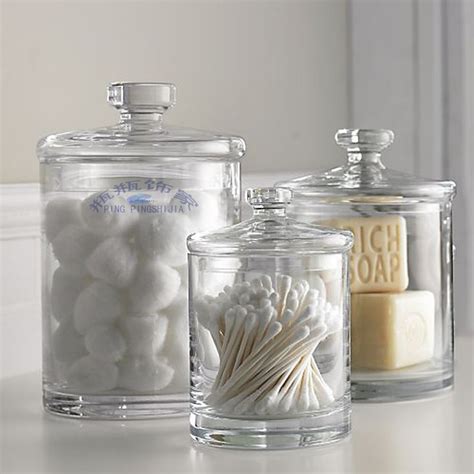 Bathroom Storage Jars Glass – Everything Bathroom