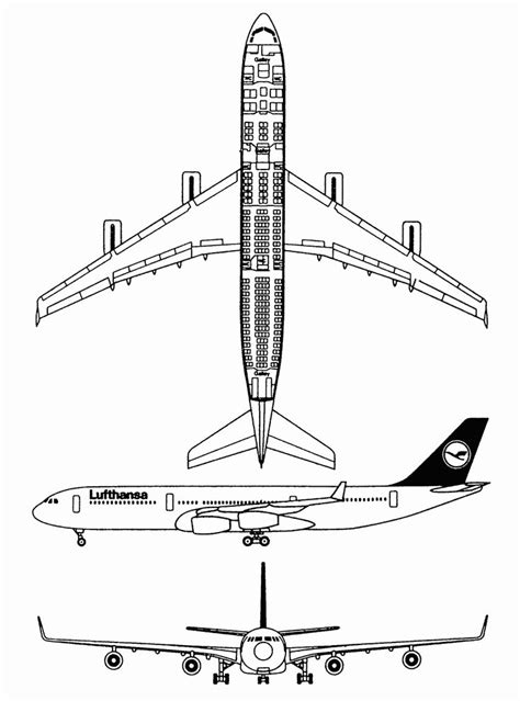 737 Blueprint A380 airbus blueprint 800 boeing 787 a340 drawingdatabase 747 3d havilland - pekedab