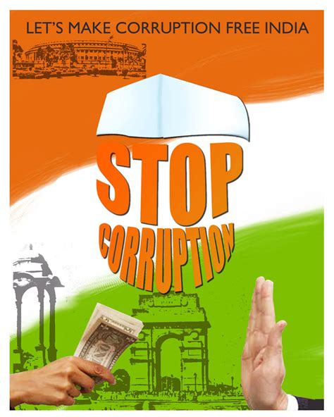 Stop corruption poster by abhikreationz on DeviantArt
