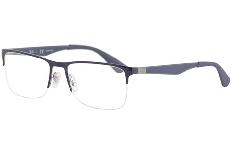 Ray Ban Men's Eyeglasses RB6335 RB/6335 RayBan Half Rim Optical Frame ...