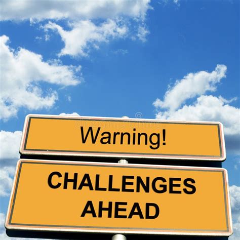 Challenges ahead sign stock image. Image of hard, difficult - 17573803