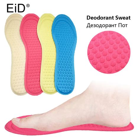 EID 3D Soft Memory Foam Massage Insoles Ladies Feet Care High Heels shoes Sponge shoes cushion ...