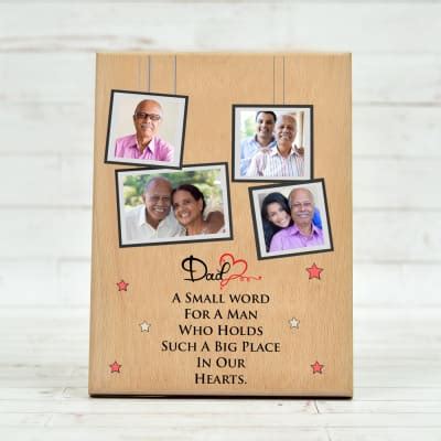 Buy/Send Personalized Wooden Photo Frame for Father Online | IGP | L11095325