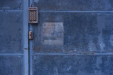 Old blue rust metal fence doorway texture | Henry Söderlund | Flickr