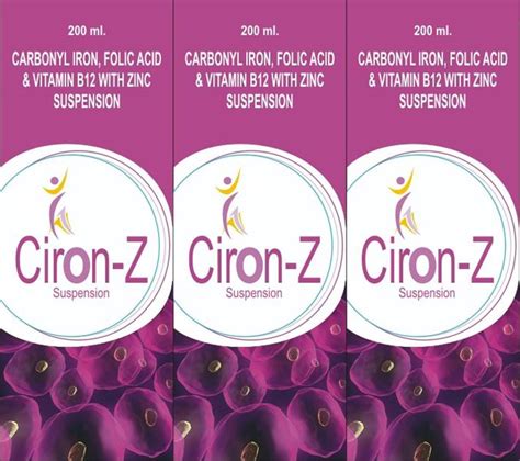 Ciron-Z Syrup at Best Price in Ahmedabad - ID: 1398631 | Megmus ...