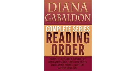 Diana Gabaldon Complete Series Reading Order by Reader's Friend