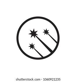 Flying Stars Circle Logo Vector Stock Vector (Royalty Free) 1060921235 | Shutterstock