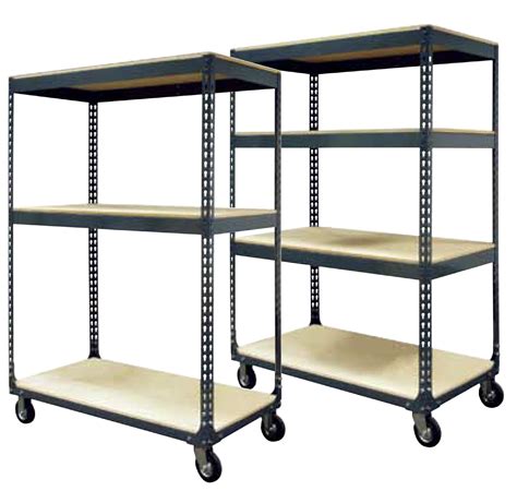 Ziglift Material Handling | Mobile Shelf Cart