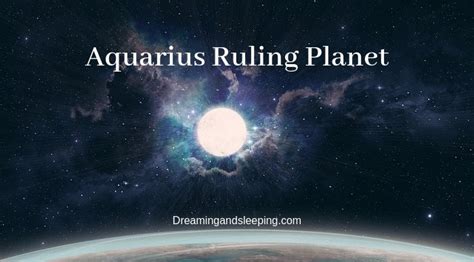 Aquarius Ruling Planet