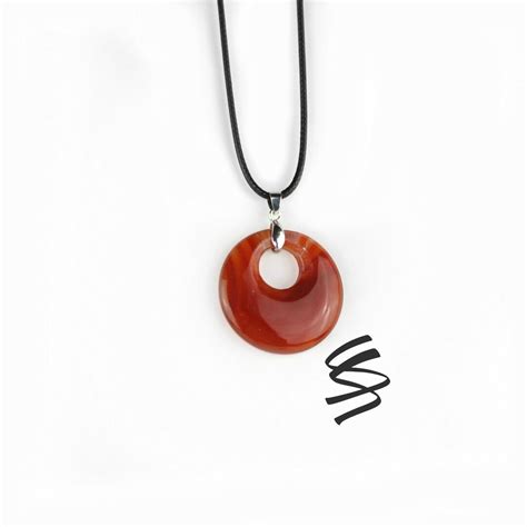 Carnelian Necklace Red Carnelian Jewelry Red Crystal - Etsy