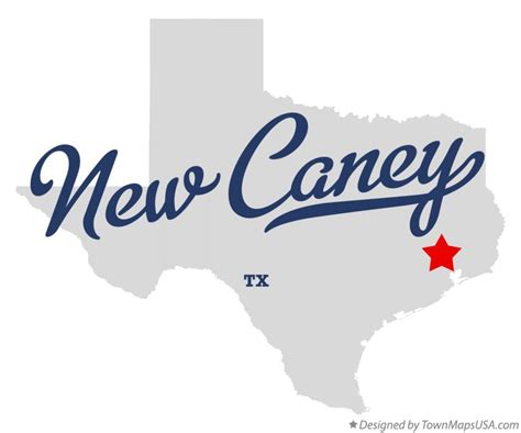 Map of New Caney, TX, Texas