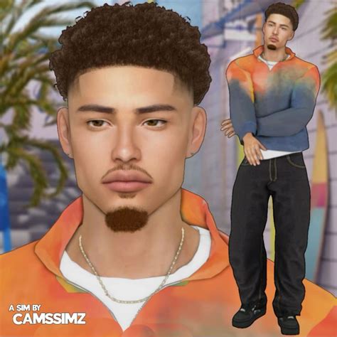 leon ☆ | camssimz in 2024 | Sims 4 hair male, Sims 4 characters, Sims 4 ...
