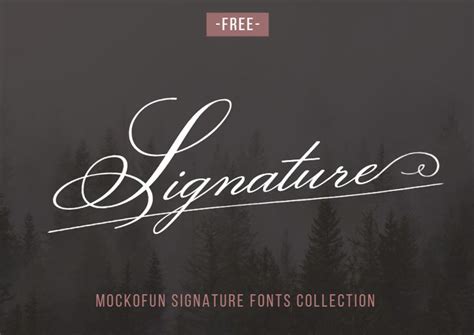 (FREE) Signature Fonts - MockoFUN | Signature fonts, Cursive script fonts, Beautiful cursive fonts