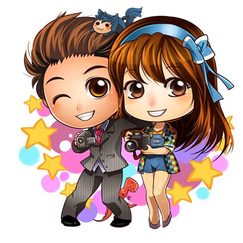 Commission: Chibi couple 2 by Ernz1318 on DeviantArt