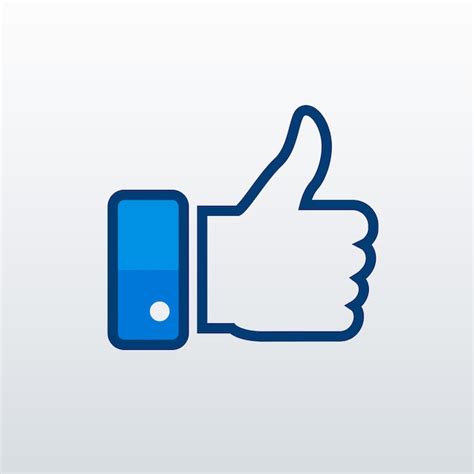 Facebook like icon Vector | Free Download