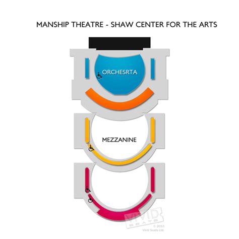 Manship Theatre: Shaw Center for the Arts Seating Chart | Vivid Seats