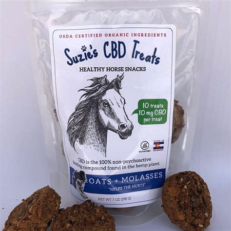 Suzie's ORGANIC CBD Horse Treats | CBD Treats for Horses | Trinity ...