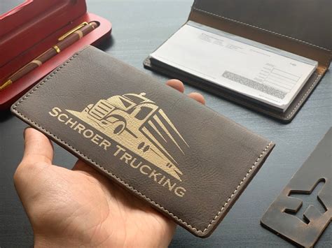 Personalized Checkbook Cover Customized Leather Checkbook - Etsy