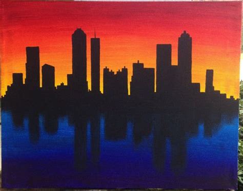 Pin by Beth Allen on sayings and signs | Skyline painting, Painting ...