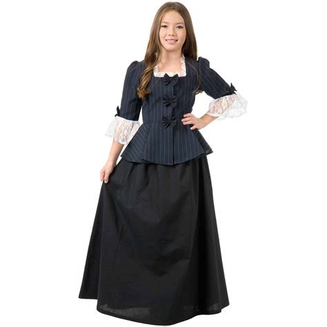 Colonial Girl Child Halloween Costume - Walmart.com - Walmart.com