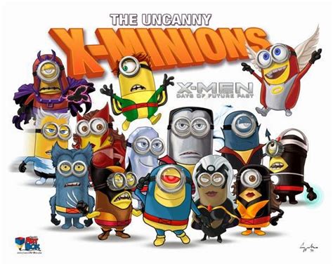 Fantastic Minions and X-Men mash-up brings you The Uncanny X-Minions!