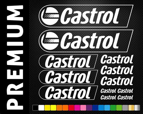 CASTROL 12 Stickers Adhesive Stickers Decal Vinilos Adesivi - Etsy