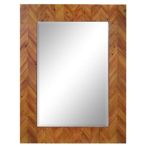 Varaluz Deco Reclaimed Wood Mirror - 40W x 30H in. | Reclaimed wood mirror, Rectangular mirror ...
