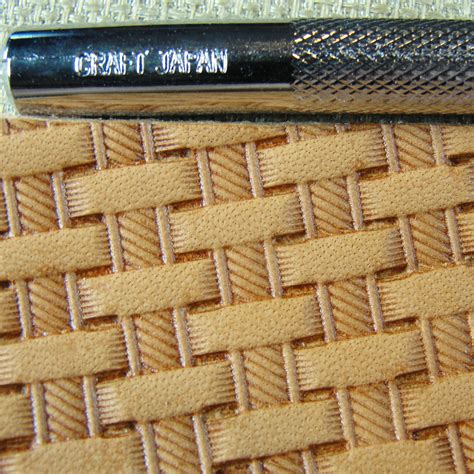 X500-2 Rope Basket Weave Leather Stamp - Japan | Pro Leather Carvers