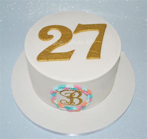 27th Birthday Cake For Her