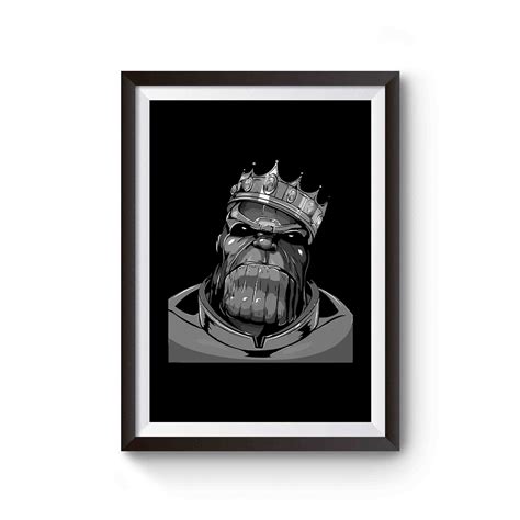 Thanos King Marvel Avengers Infinity War Thanos Infinity Poster