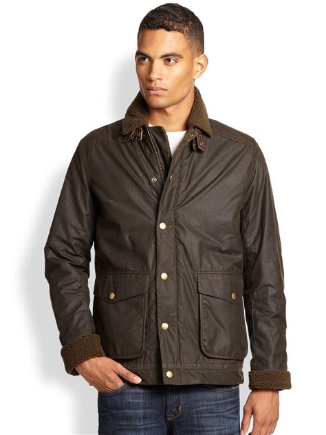 Lyst - Barbour Catrick Waxed Cotton Jacket in Brown for Men