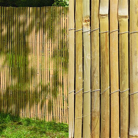 4M Slatted Bamboo Fence Screening Roll Natural Slat Panel Privacy Garden Penal | eBay