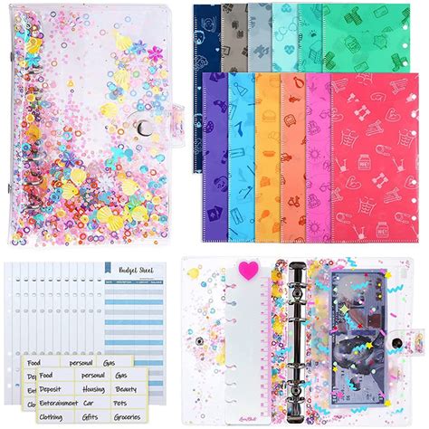 1 Set Large Capacity Dustproof Notebook Binder Safe Buckle Multi-use ...