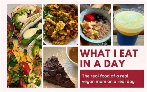 What I eat in a day as a vegan - Real honest food report from a plant-based mom - Vegan Family ...