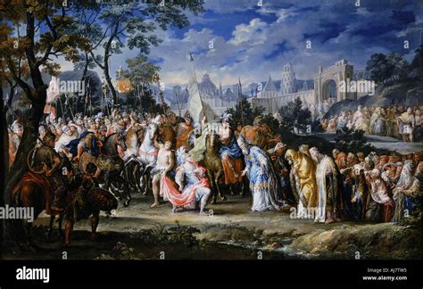 'Entry of Alexander the Great into Babylon', 331 BC, (18th century). Artist: Johann Georg ...