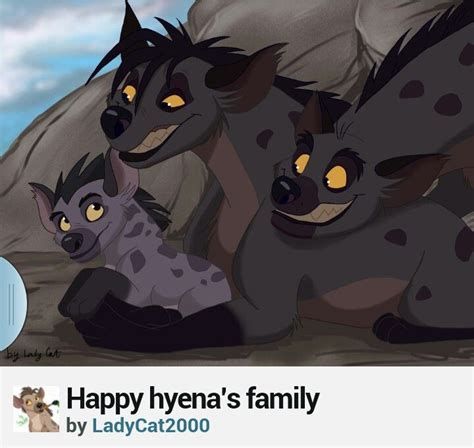 Happy hyena's family by LadyCat2000 | Lion king pictures, Lion king art ...